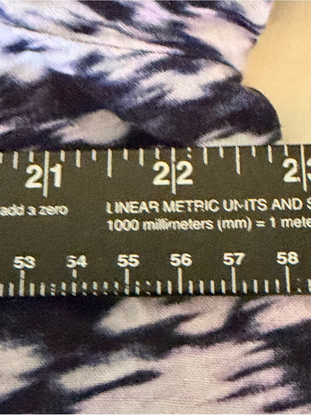 Terra & Sky Navy and Light Lavender Off-Shoulder Blouse - Picture 4 of 6